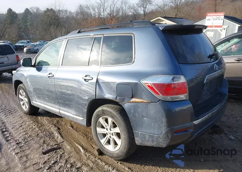 2013 Toyota Highlander Hybrid Base V6 from USA, damaged, VIN JTEBC3EH5D2017155